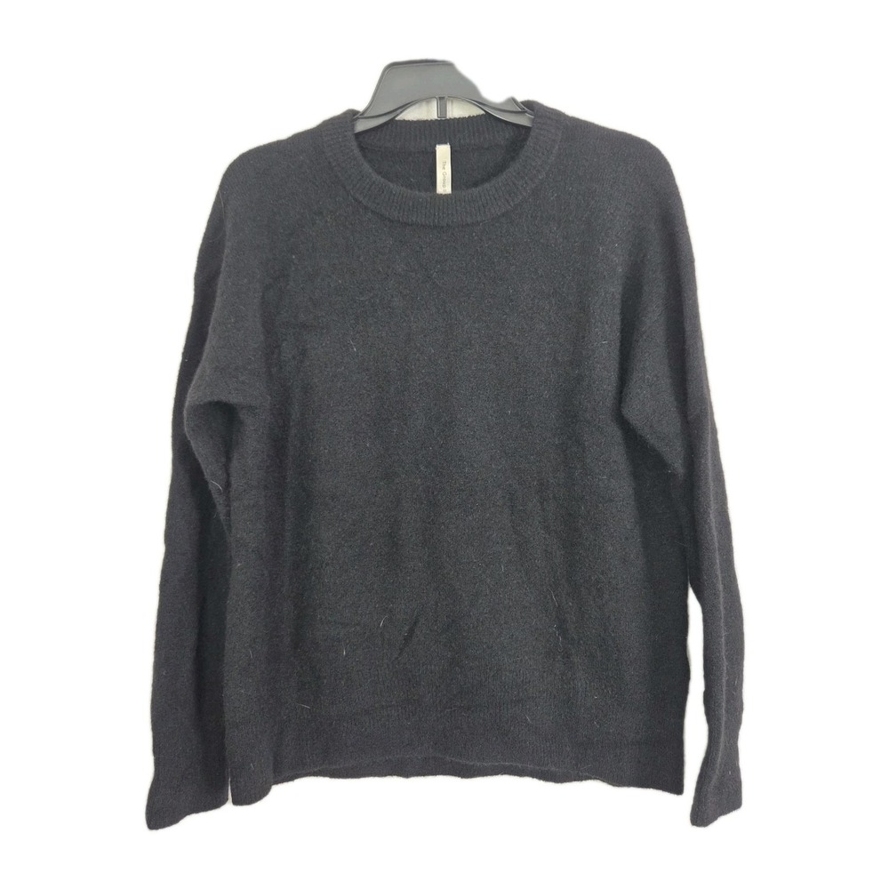 The Babaton group Xs Black Crew Neck Sweater Alpaca Wool Classic Soft Sweater